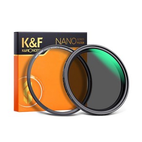 K&F CONCEPT NANO-X 마그네틱 Variable ND2-ND32 가변필터 8K AGC Glass 77mm