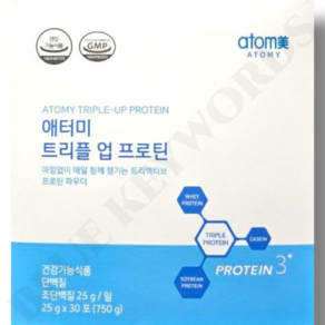 애터미 트리플 업 프로틴 25g x 30포 15일분, 750g