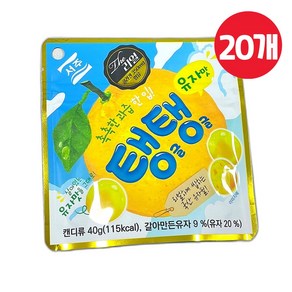 서주 탱글탱글 유자, 20개, 40g