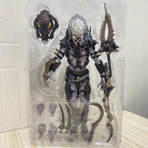 NECA 51575 PREDATOR 프레데터 알파 100주년 스페셜 에디션 18cm 캐릭터 액션 피규어 정품, 1개