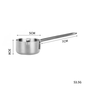 스텐계량컵 스틸 눈금 내열 직접 가열 베이킹 측정 스푼