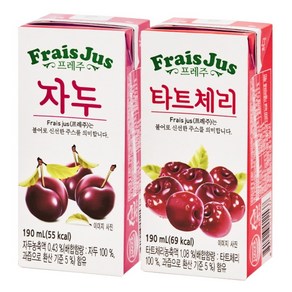 일화 프레주 드링크 190ml 자두 24팩+타트체리 24팩