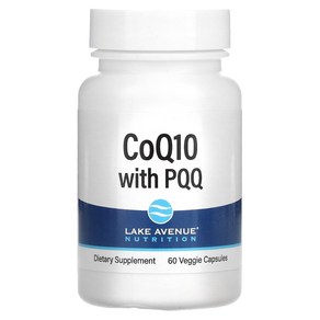 레이크애비뉴뉴트리션 PQQ 함유 CoQ10 100mg 베지캡슐 60정, 1개