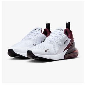 나이키 아시넬 화이트버건디 스파이크리스 남성 스크린 골프화 Nike Ai Max 270 SG white/bugundy