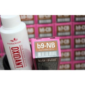 밀본 보떼염색약 뉴트럴브라운+정품마츠카제 산화제 6% 100ml, b9-nb, 1개