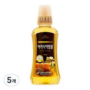 고려인삼 아카시아 벌꿀, 500g, 5개