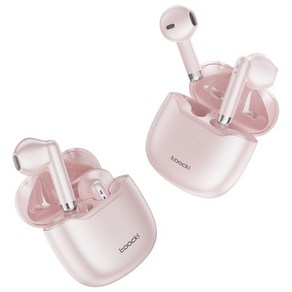 Toocki TWS 블루투스 5.3 무선 이어폰, 핑크1+1