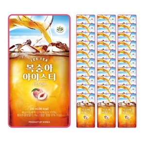 발란스그로우 복숭아 아이스티, 230ml, 30개