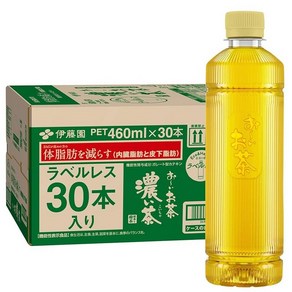 이토엔 라벨리스 차 진한 차 460ml×30병 스마트, 30개, 460ml