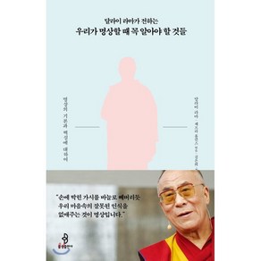 달라이 라마가 전하는 우리가 명상할 때 꼭 알아야 할 것들:명상의 기본과 핵심에 대하여