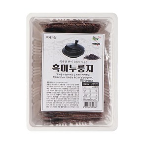 [안성들풀] 국내산 흑미 누룽지 스낵 500g, 1개