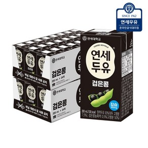 연세두유 검은콩, 200ml, 48개