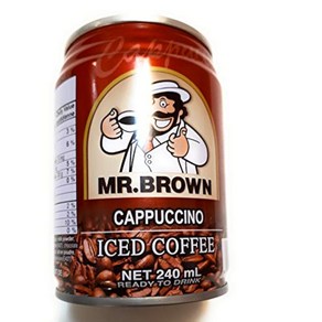 Mr. Brown Iced Cappuccino Coffee 8.12 Ounce 브라운 씨 아이스 카푸치노 커피 8.12온스