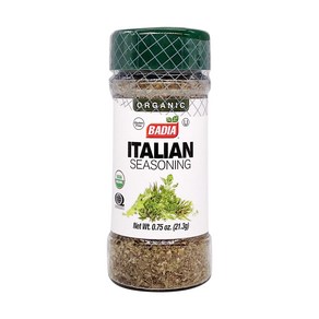 Badia Spices Oganic Italian Seasoning 0.8 Ounce Badia 향신료 유기농 이탈리아 조미료 0.8온스, 22g, 1개