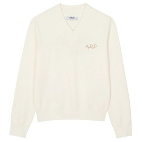 A.P.C SS24 여성 니트 스웨터 아웃도어 캐주얼 스포츠 블라우스 2 배색