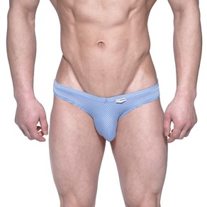 METROMALEWEAR [M2W] Capri Bikini Blue Stripe (6103-42)