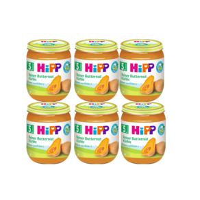 Hipp 유기농 야채 퓨레 호박 라이너 버터넛 125g x 6, 6개