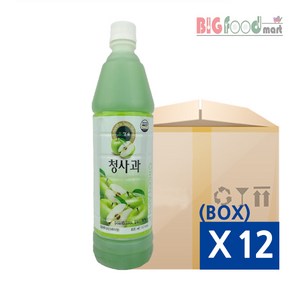 [청솔] 청사과 원액 835ml BOX 12개