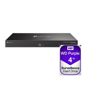 티피링크 VIGI NVR4032H＋4TB HDD 32채널 CCTV NVR 녹화기 세트, 1개