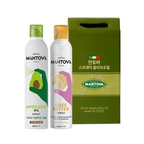 [만토바] 2입 선물세트(아보카도 200ml + 기버터 200ml)