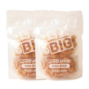 강아지 대용량간식2kg 고구마사사미1kg 2개세트, 1kg, 2개