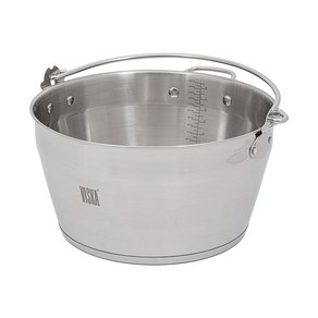 비스카 스텐 인덕션 잼팟 9L 젖병 열탕소독 들통 아이스버킷, 1개, 30cm