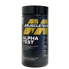 Muscletech Alpha test 알파 테스트 120캡슐, 120정, 1개