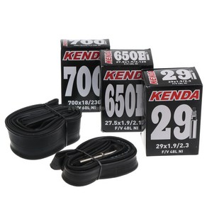 켄다 자전거튜브 KENDA 프레스타 26 27.5 29 700C, 03. 27.5x1.9-2.125 48mm, 1개