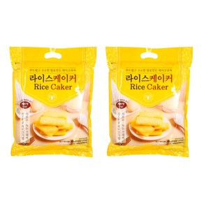 쌀로 만든 케이크과자 라이스 케이커 계란맛, 600g, 2개