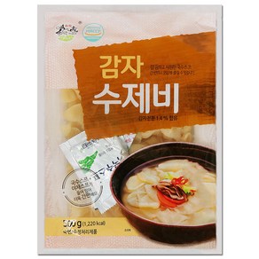 송학 감자수제비 500g, 1개