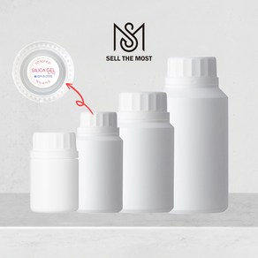 국내생산 실리카겔 스크류 용기세트 습기제거제 용기+캡+습기제거제, 스크류 용기세트 40ml, 1개