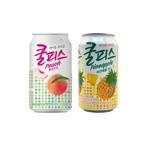 동원 쿨피스 복숭아 350ml 12입+파인애플 350ml 12입, 1세트