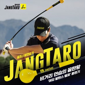 [정품]인예상사 장타로 골프 스윙연습기 JANGTARO 드라이버 골프스윙기, 혼합색상