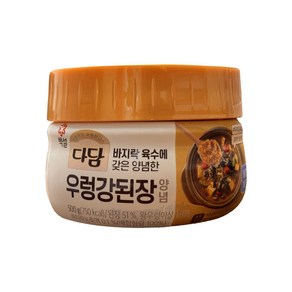 cj제일제당(주) 다담 우렁강된장양념, 500g, 3개