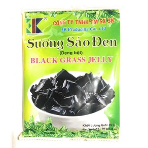 3K- SUONG SAO- BLACK GRASS JELLY 1.8 OZ QTY 1 3K - SUONG SAO - 검은 잔디 젤리 1.8온스 수량 1개, 51g