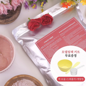 닥터솔 딸기 모델링팩 1kg 의사가 만든 나이아신아마이드 고무팩 콜라겐 미백 기능성 벌크 대용량 석고팩