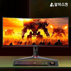 알파스캔 AOC CU34G2XP 게이밍 180Hz 울트라와이드 WQHD 프리싱크 HDR 400 무결점 34인치 모니터, 86.4cm