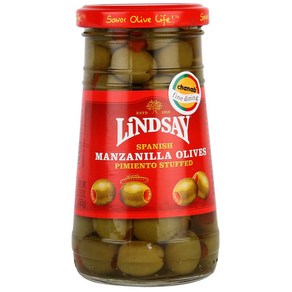 Lindsay Spanish Manzanilla Pimiento Stuffed Olives 5.75 Ounce, 163g, 1개