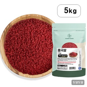 도담도담 홍국균 발효홍국쌀 홍국미 모나콜린k, 5개, 1kg