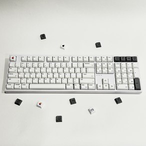 타닥 애플 레트로 한무무 기계식 키보드 XDA PBT 염료승화 127키 키캡, 영문