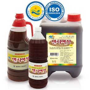 [신안유기수 공식몰] 멸치액젓 900ml 1.5L 5L / 100% 국산 생멸치 1년 이상 자연숙성, 1개