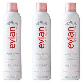 evian 에비앙 페이셜 스프레이 300ml×3개 세트 스킨 미스트, 3개, 300ml