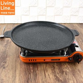 Kitchen 원형 34cm 고기 불판 쭈꾸미 볶음 닭갈비 업소용 식당 오리 로스구이 불판