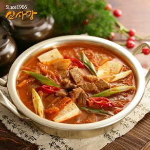 35년전통 수원맛집 신사강 돼지고기김치찌개_340g 1인분 국산 간편식 혼밥 배달음식, 340g, 1개