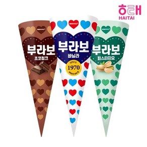 [해태] 부라보콘 3종 24개입 아이스크림간식, 초코24개, 24개