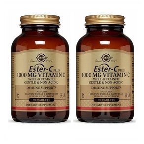 솔가 에스터 씨 플러스 Este-C 중성 비타민C 1000mg 90정 X 2통, 2개