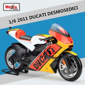 Maisto 1:6 2011 Ducati Desmosedici 모토 GP 합금 레이싱 바이크 오토바이 모델 금속 장난감 시뮬레이션