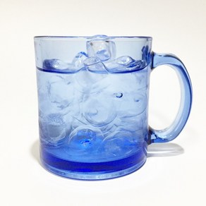 [BLUE MUG] 블루 클리어 머그잔 판매, 1개