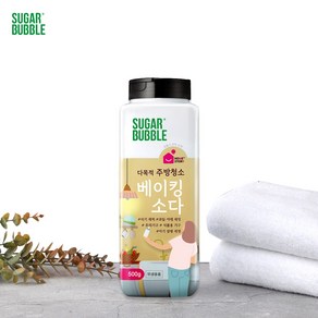 슈가버블 베이킹소다 500g 용기형 / 주방 청소 과일 야채 세정, 1개