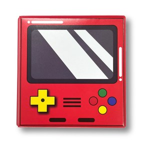 띠부띠부씰 앨범 스티커 북 로앤제이 20장, GAME BOY-씰북(레드)